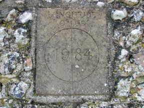 Greenwich Meridian Marker; England; East Sussex; Iford